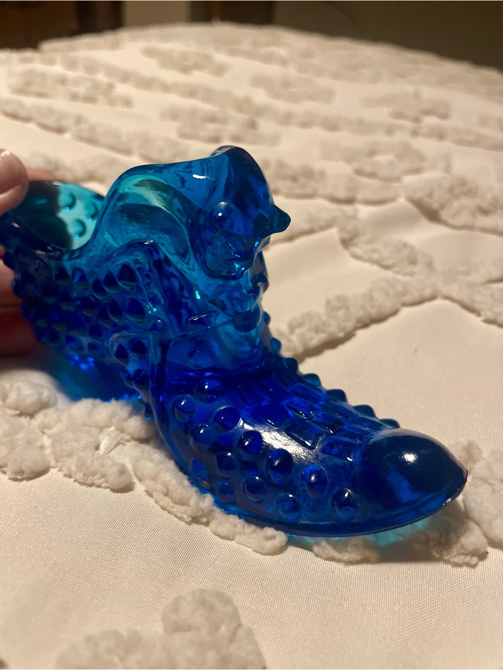 Fenton glass shoe